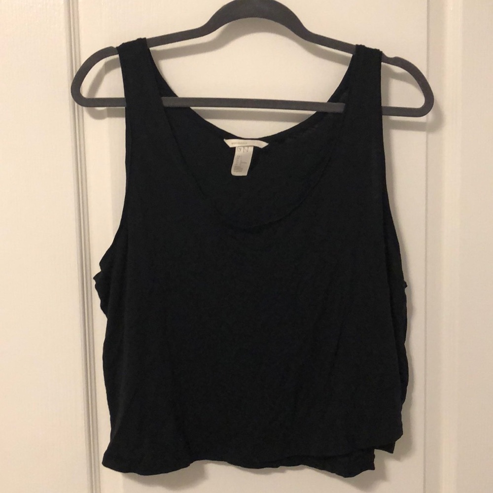 Black Flowy Tank Top